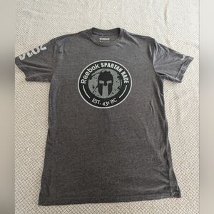 🎀$5 Reebok Men's Dark Gray Spartan Tee 2014